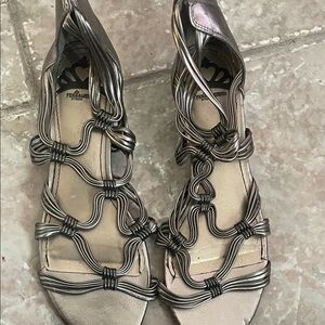 Fergalicious Women's Metallic Sandals